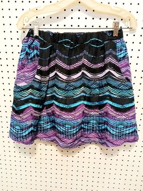 2 Hip Women’s Multi‑Color Patterned Elastic Waist Skirt